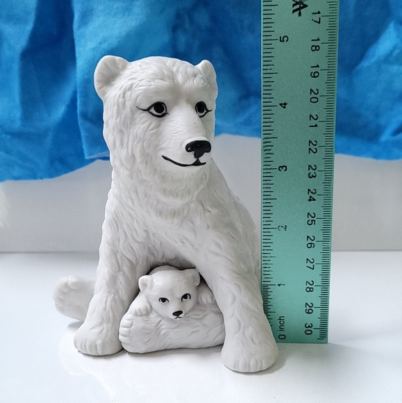 Vintage 1974 Aldon porcelain polar bear - Picture 8 of 8